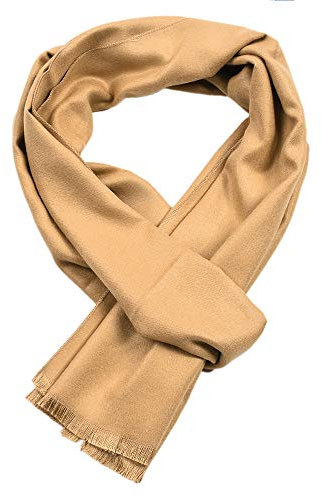 FAIRYGATE Herrenschal Kaschmir Herren Schal Wolle Kaschmirschal Cashmere Winterschal Wollschal Schal Männer Jungen Business Cashmere Scarf Men groß dick einfarbig Kaschmire Schals Warmes 12229