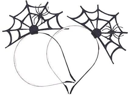 Beavorty Hoop Spider Web Haarband Halloween Party Haarband Mode Stirnband Für Cosplay Und Selfie Requisiten