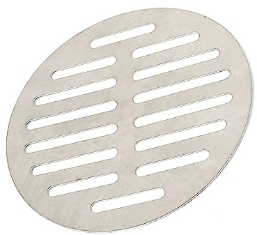 METALLIXITY Tapa Redonda para Desagüe suelo (5) 1uds Tono Plateado | Rejilla Acero Inoxidable para Desagüe Ducha para Reparación Muebles, Baño, Cocina