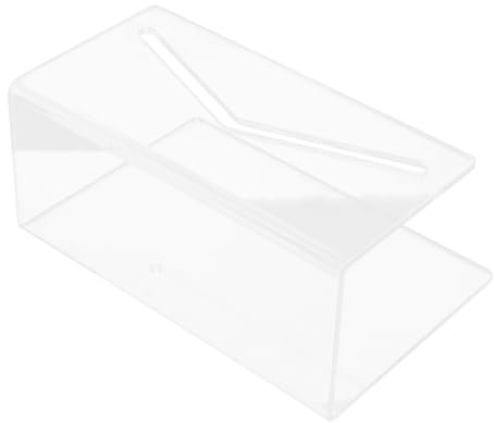Amosfun Kleiner Briefhalter Aus Acryl Brief-organizer Schreibtisch-akten-organizer Briefregal Posthalter Bücherregal Bücherregal Bücherhalterung Für Die Schule