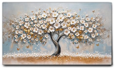 Giallobus - Gemälde - 08 - Baum der Gelassenheit - Leinwand mit Standardrahmen - 140x80 - Bereit zum Aufhängen - Moderne Gemälde