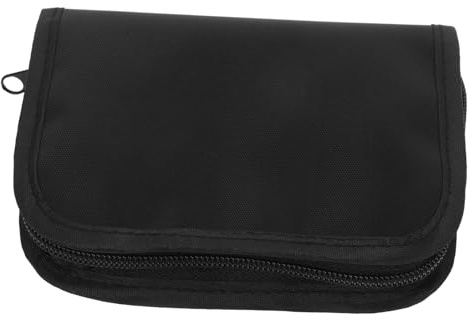OATIPHO Mallette de Rangement pour Matériel de Diabète en Polyester Noir Compartiments Multiples Protection Optimale Quotidien