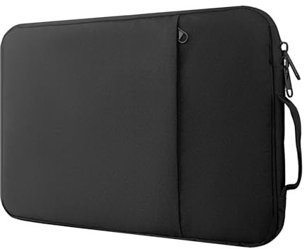 CNMTCCO Custodia per MacBook Air M4 M3 M2 e MacBook Pro M2 Chip da 13,6 e 13,3 pollici (nero)pollico Traveling Carrying Canvas Bag Cover Simple Case