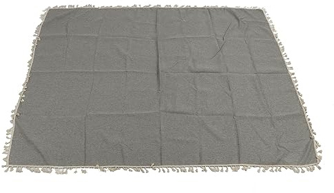 Cocoarm Mantel Rectangular Estilo Japonés, Cubremesa de Fibra de Poliéster con Flecos de Encaje para Decoración de Hogar, Restaurante o Hotel (140 * 180cm)