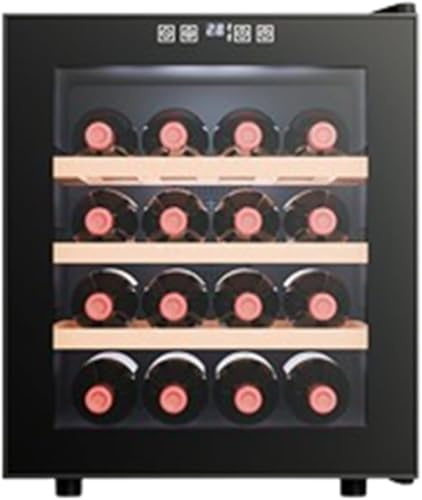 XINRISHENG Cantinetta Vino a Libera installazioneSchermo Digitale della Temperatura con Pannello a sfioramento, Frigorifero Cantina Indipendente,16