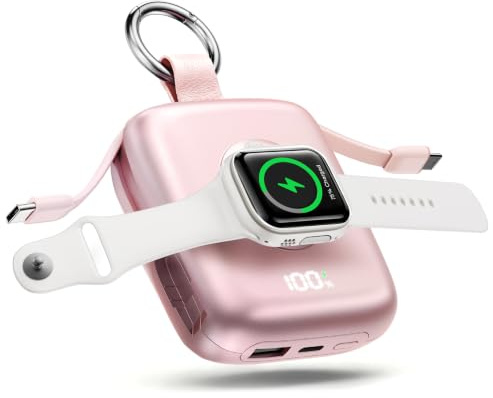 Portable Charger 3 in 1, Smaller 10000mAh Built-in Cables 22.5W Power Bank