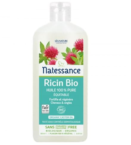 Natessance Huile de Ricin Bio 250 ml