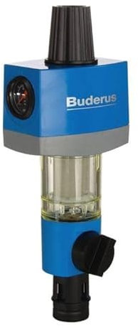 Buderus Logafix Filterkombination 1 Zoll mit Druckminderer, Manometer und drehbarem Anschlussstück