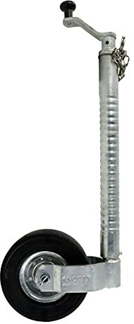 Knott - Rueda de apoyo de seguridad con tubo acanalado, con protección antideslizante, 48 mm, 200 kg, 220 x 70 cm, remolque