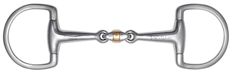 Stübben Gebiss 2658 Soft-Roll D-Ring Trense Sweet Kupfer-Mittelstück - 13,5 cm - 16 mm - Soft-Roll