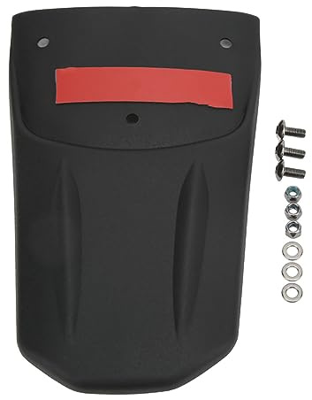 Kotflügel Hinten, Fydun Motorrad-Spritzschutz Schwarz Kotflügelverlängerung Hinten mit Schrauben Ersatz für CB650R 2019-2021
