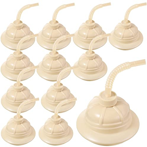 Sratte 12 Pack Jungle Safari Hat Cups with Straws and Lids, 10 Oz Safari Hat Cups Plastic Reusable Jungle Theme Kids Party Cups for Safari Birthday Party Decorations Jungle Adventure Party Supplies