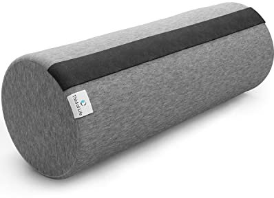 Nackenrolle UniROLL 15x40cm | Kissen-Rolle für Nacken, Knie & Yoga | Lagerungsrolle aus ergonomischem Visco-Schaumstoff | Rundes Nackenkissen bei Verspannungen | Waschbarer & atmungsaktiver Bezug