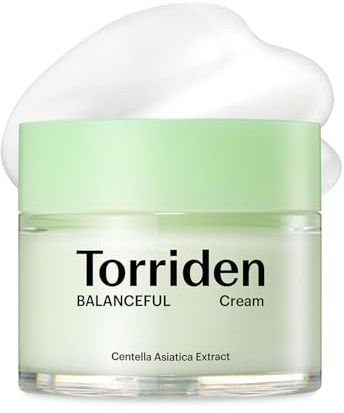 Torriden BALANCEFUL Cream 80ml (2.70 fl.oz.) | Soothing and Nourishing Moisturizer for Oily and Sensitive SKin | 5D CICA, Hydrolyzed Hyaluronic Acid, Panthenol