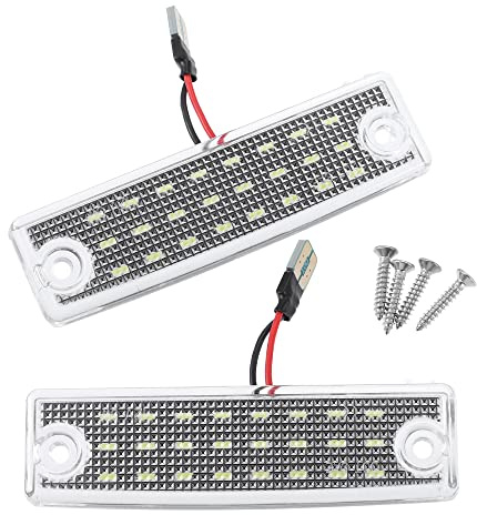 X AUTOHAUX 2pcs LED License Plate Light Lamp Assembly for Toyota 4Runner 1996-2022 for Toyota Sequoia 2001-2022 6000K White