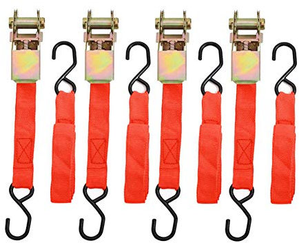 NEMAA Ratschengurte 2Pcs 4,5M Heavy Duty Ratsche Spanngurt Fracht Strap Mit Doppel Haken Auto Motorrad Fahrrad Starke Ratsche gürtel Seil Spanner