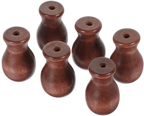 HOLIDYOYO Pomello in Legno per Tende Cordino Decorazione Sospesa per Tende a Rullo e Veneziane