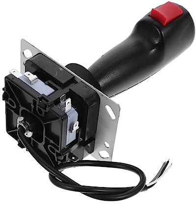 KOMBIUDA Flight Stab Controller aus Aluminiumlegierung und Pvc mit Mikro Bewegungsfunktion Joystick Austausch für Flugsimulatoren und Flugspiele Zubehör für Spielkonsolen mit Realistischer