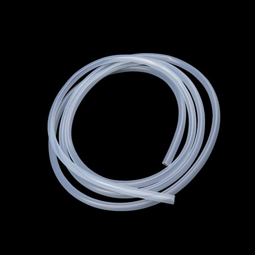 iMeistek Silikon Schlauch 14mm ID x 17mm OD 4 Meter, Flexibler Lebensmitteltaugliche Schlauch Silikonschlauch Wasser Luft Rohr Transparent