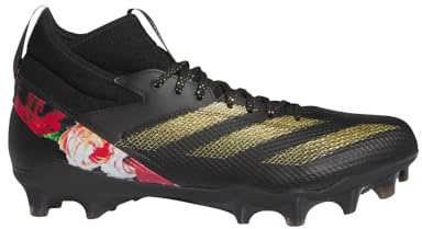Adizero Impact - Tacchetti da calcio, Core Black/Gold Metallico/Core Black, 11.5 US