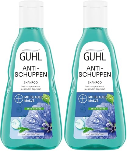Guhl Anti-Schuppen Shampoo - Inhalt: 250 ml - Befreit effektiv von - Haartyp: juckende Kopfhaut - Dermatologisch bestätigt - für Damen und Herren (Packung mit 2)