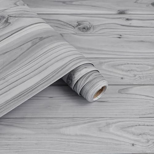 Arthome Autoadhesivo Papel Pintado Marrón Madera,40cmx3m Natural Madera Grano Rústico Adhesivo Removible Impermeable Papel Pintado Pared Vinilo para Muebles