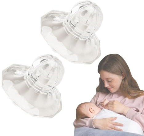 Nippelsauger, Nippelzieher - 1 Paar Nippelsauger, geschmeidige Brustwarzen - Brustwarzensauger, Nippelvidrater für Frauen, Brustwarzenschutz für umgekehrte, flache und schüchterne Brustwarzen
