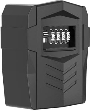 ViperSafe Boîte à clés robuste – Coffre à clés mural en métal résistant aux intempéries avec combinaison à 4 chiffres, serrure extérieure sécurisée pour la maison, le bureau, l'appartement, Airbnb