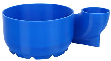 HELEVIA Tazón Automático de Lavado de Frutas, Tazón de Lavado de Frutas con Entrada de Agua, Cesta Automática de Filtradores de Lavadora Vegetal, para Cocina (Azul)