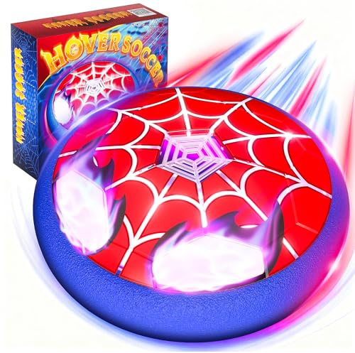 Balon Futbol con Ojos & Telaraña Luminosos, Juguetes Niños 4 5 6 7 8 9 10 Años, Interior Dutbol Flotante Exterior Jardin Juegos Niños 3-10 Años Regalo Niño 3-12 Años Football Regalos Cumpleaños