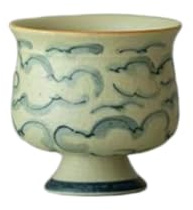 JCVBN - Tazza da tè dipinta a mano con motivo a nuvole, in giada, antica tazza da tè, per degustazione di tè