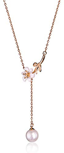Som en sommarblomma 18K guldpläterad 925 silverhalsband