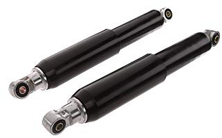 Set: Federbeine hinten für Soziusbetrieb, 307mm, schwarz - Simson KR51 Schw