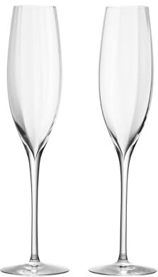 Waterford Elegance Champagne Flute Optic Set of 2