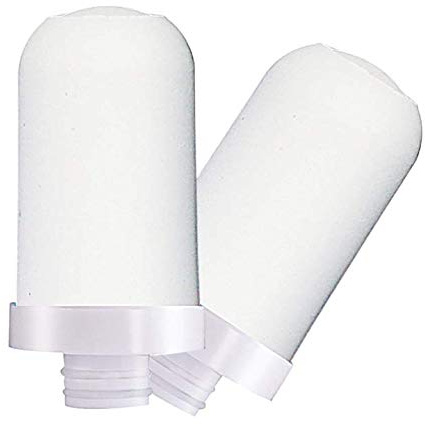 Cartuccia Filtro Acqua di Ricambio Slickbox per Sistema di filtraggio, Filtro a 8 Strati con Materiale Ultra Assorbente (Bianco, Confezione da 2)