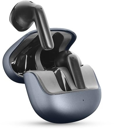 cellularline CALL PURELY Auricolari Bluetooth ENC, 4 Microfoni, ENC Cancellazione del rumore ambientale, 32 ore di Autonomia, Connessione Multipoint, Design Easy Pick, Nero