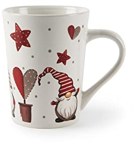 Excelsa, Set 4 Mug Gnomo, Cl.38, Stoneware