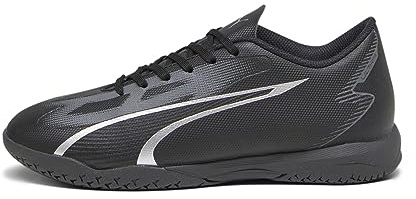 Puma Ultra Play IT JR, Chaussure de Football, Puma Black-Asphalt,