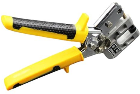 Crimpadora de chapa, abrazadera de pernos de metal, herramienta de crimpado de pernos de mango, crimpadora de abrazadera, crimpadora de pernos de metal con cabezal de corte de aleación, mango