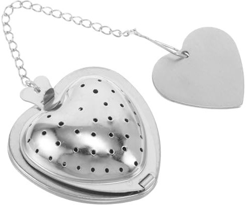 BESTOYARD Infuseur à Thé Forme De Cœur Infuseur à Thé Acier Inoxydable Passoire Filtrante Réutilisable Pour Tasse