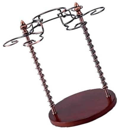 Cabilock Portabicchieri Vino Base in Supporto Robusto Antiruggine Facile Installazione per Organizer Armadio e Moderno