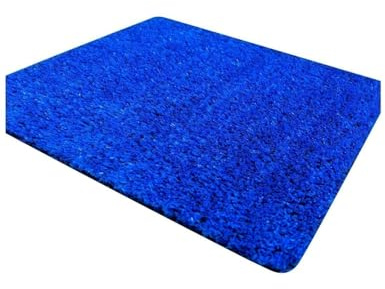 JARDIN202 - Césped Artificial ColorGrass 10mm Azul - Rollos | Resistente a la Intemperie - fácil instalación | Rollo: 2x20 metros -