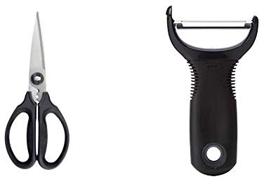 OXO Good Grips Kitchen and Herb Scissors & Good Grips Y Peeler
