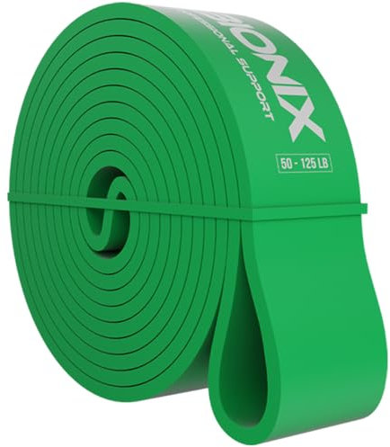Bionix Resistance Bands - Pull Up Assistance Bands Set for Calisthenics, Muscle Toning, Yoga, Strength Training, Powerlifting Equipment- Stretch Bands for Exercise- Gym Fitness Bands for Men and Women