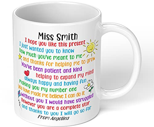Print Maniacs Mug Personalised Mothers Father Day Birthday Christmas Gifts Thank You Her His Teacher End of Year Gift Coffee Tea Hot Drinks I Will Go So far (Mug Only)