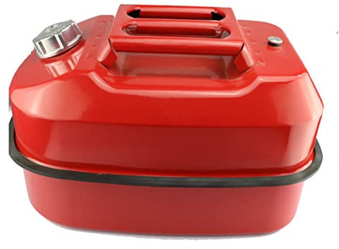 BHBXZZDB Bidón para carburante 5L/10L/20L, Bidón/Garrafa Plástico Gasolina/Diesel, Incluye Mangos y mangueras, Orificio de ventilación de Tornillo