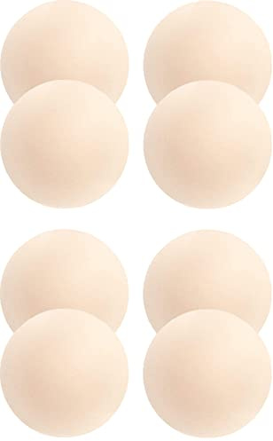 Memoryee Cache-tétons ultra minces pour femmes Couvercle en silicone pétale Nipple Cover adhésif réutilisable invisible Pasties
