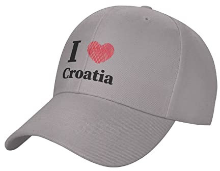 321 Basecap Ich Liebe Kroatien Schachtelhalm Kappe Mode Schirmmütze Verstellbar Sonnenmütze Für Erwachsene Erwachsenen Herren