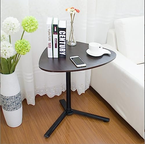 CEEBUS Beistelltisch, über Bett Tisch mit Rädern höhenverstellbar Sofa Beistelltisch, Mobile Stehpult Laptop Schreibtisch platzsparend schwenkbar TV Tablett Tisch (Color : C)