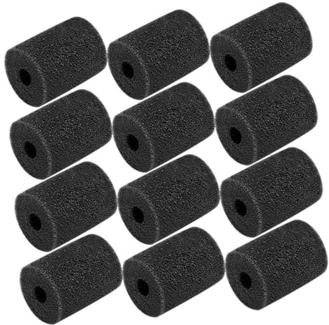 FUNOMOCYA Poolreiniger-schlauchschwanz-Schwamm-Set 12-teilig Ersatzschwämme Für Poolreiniger-Filter